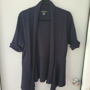 89th & Madison Black Cardigan size XL 3/4 sleeve